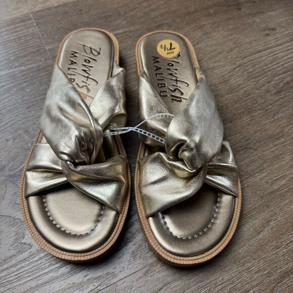 Blowfish‎ | Adios Women's Gold Sandals NWOT - Picture 3 of 7